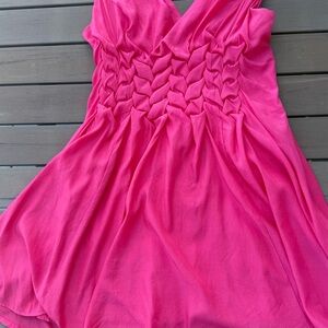 Mustard Seed Hot Pink Lightweight Dress
